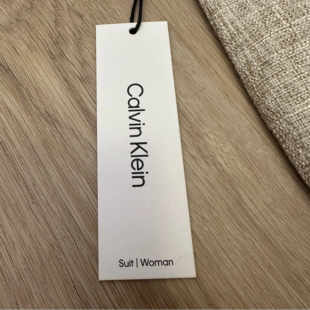 Calvin Klein Cream Pencil Skirt for Work